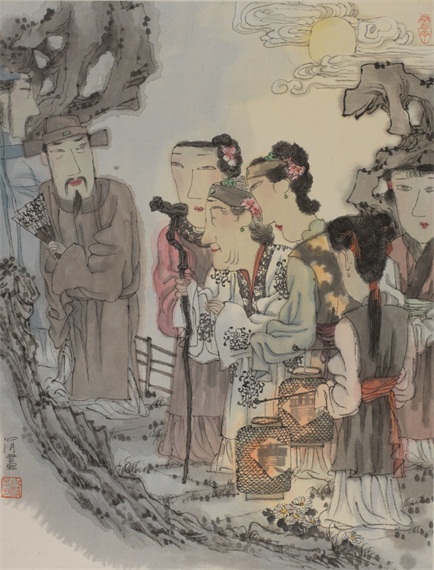 马小娟绘制《红楼梦》一百二十回目全集展