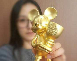 老凤祥联手迪士尼 卡通系列黄金首饰受追捧