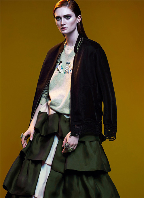 超模sophie touchet为《fashion》杂志拍摄时尚大片-第7页