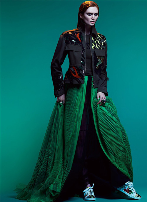 超模sophie touchet为《fashion》杂志拍摄时尚大片-第6页