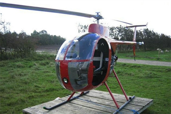 迷你500:装备rotax 582引擎的单座私人直升机