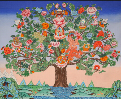 如意树(画芯尺寸4×3m) 7月2日至17日,《原·木》的所有艺术作品将以