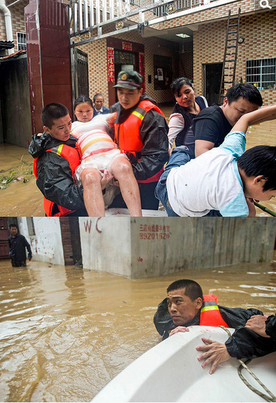 洪水-留下他们走过的足迹,刻下他们成长的年轮