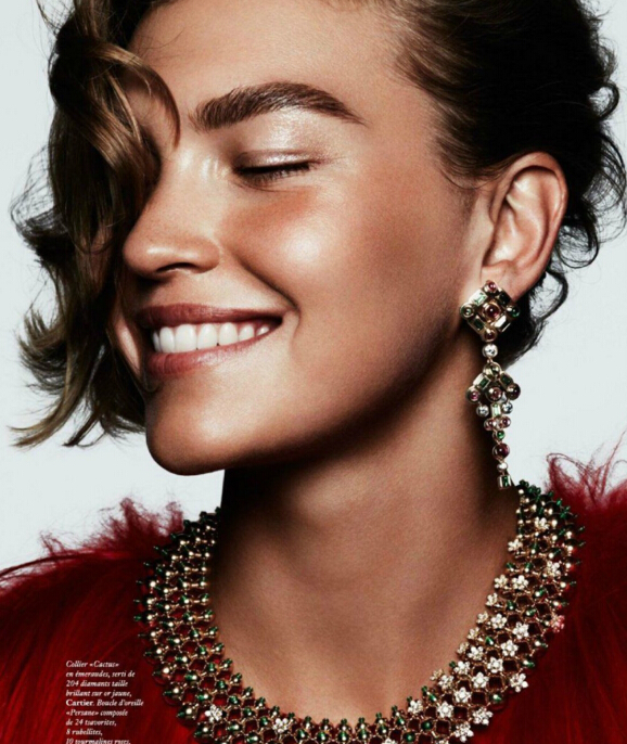 华丽诱惑超模演绎八月号法国版vogue高级珠宝专题大片第3页