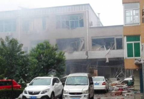 河北邢台银行爆炸 初步认定为天然气泄漏引发