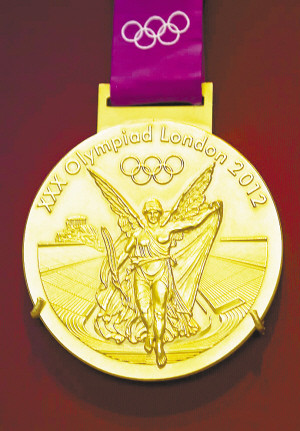 伦敦奥运会奖牌设计图片