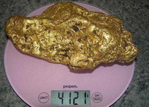 澳大利亚男子徒手挖出8斤重金块 价值人民币126万