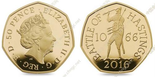 英国发行黑斯廷斯战役950周年金银纪念币