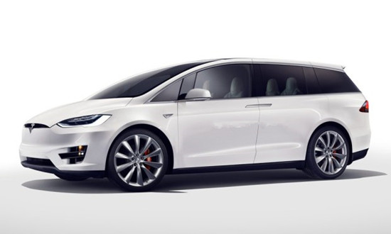 特斯拉mpv车型假想图曝光 基于model x平台打造