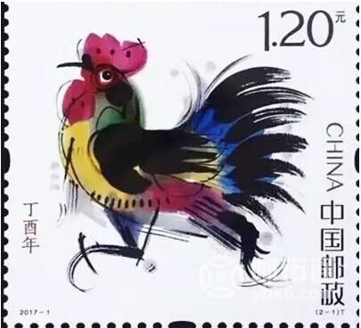 2017丁酉年鸡邮票工艺有什么特点？
