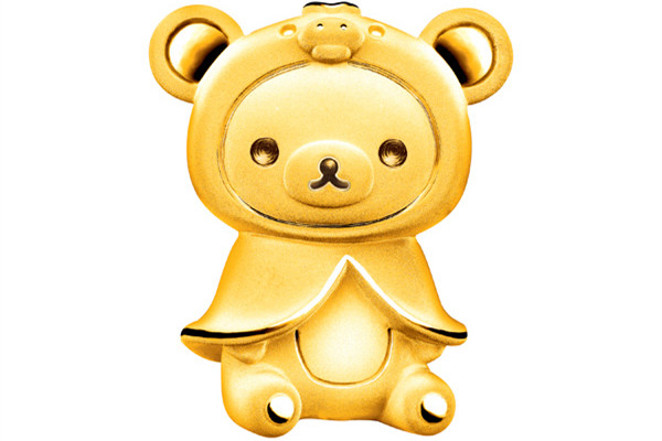 六福珠宝品牌推出全新「轻松小熊」系列饰品-