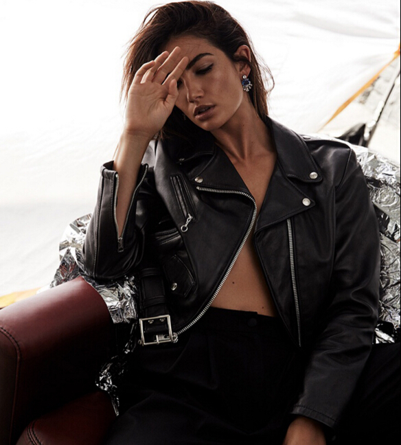 lily aldridge宝格丽珠宝时尚大片曝光 演绎暗黑性感风