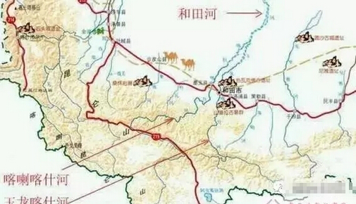 若羌县玉矿分布图图片