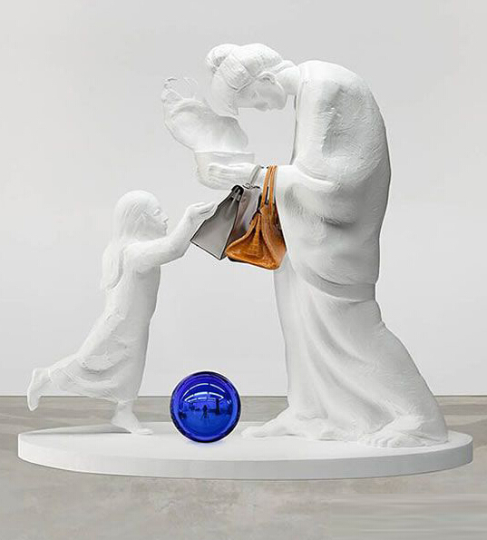 他汲取艺术史上的一切养分,达达主义,杜尚手法,极少主义及早期波普