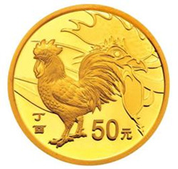 丁酉年3克圆形生肖金币体现了独属于东方的圆润与和谐