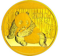 回归自然的2015版熊猫金币
