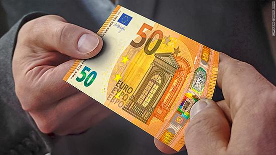 新版50欧元纸币正式流通 采用全新设计和防伪技术