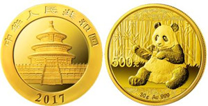 2017年熊猫金币的收藏价值怎么样