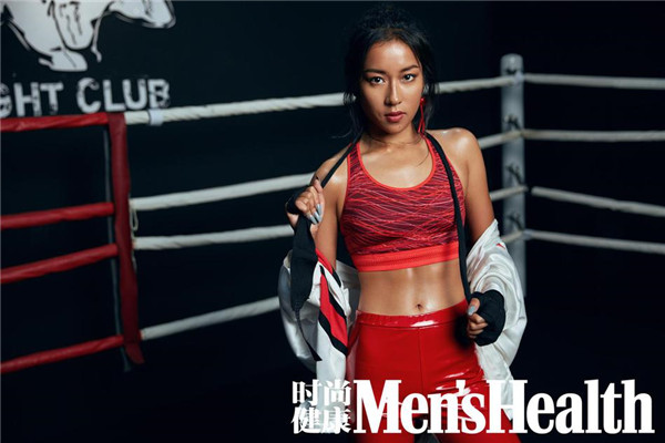 吉克隽逸为《时尚健康》杂志拍摄运动时尚大片曝光