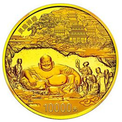 杭州西湖文化景观1公斤圆形灵隐禅寺纪念金币介绍