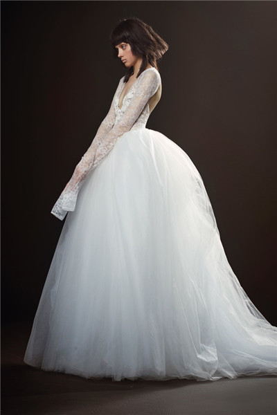 wang婚纱_vera wang2018婚纱(2)