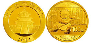 2014版熊猫金币有着一个远大的中国梦