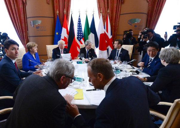 g7峰会首脑齐聚 煮酒论英雄
