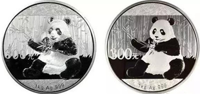 2017年300元面值熊猫银币真假鉴别详细对比介绍