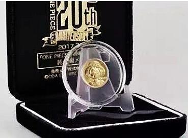 海贼王20周年纪念金币发行 售价一万多元人民币