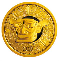 古蜀文明：四川三星堆1/2盎司金币介绍