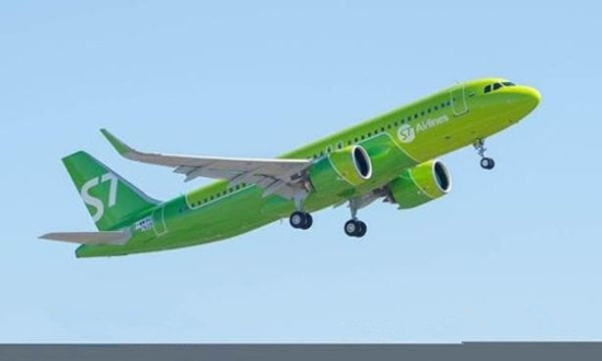 西伯利亚航空接收首架空客a320neo私人飞机