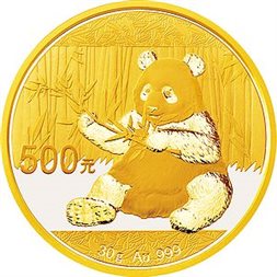 2017版熊猫金银币 享受静谧的艺术感染力