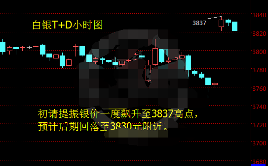 整体行情偏向多头 白银t+d领涨