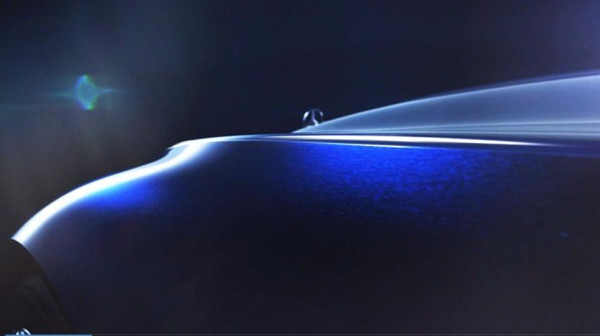 奔驰发布全新Vision概念车型预告图 采用环抱一体式设计