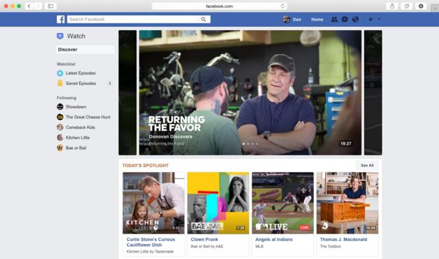 Facebook进军内容领域 将推原创电视节目平台