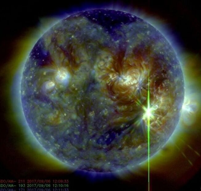 太阳爆发最强耀斑 高频无线电出现大面积中断