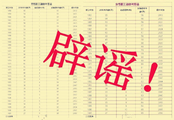延迟退休最新消息 辟谣人社部推出延迟退休年龄时间表