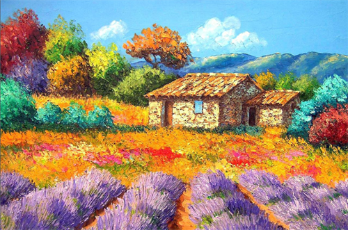 手绘油画的特点是什么?