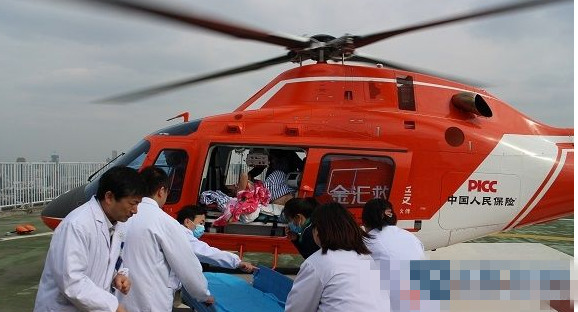 4个小时400公里 金汇通航医疗私人直升机救援二位病人