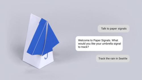 谷歌正在推出新项目PaperSignals 用声音控制物理小部件