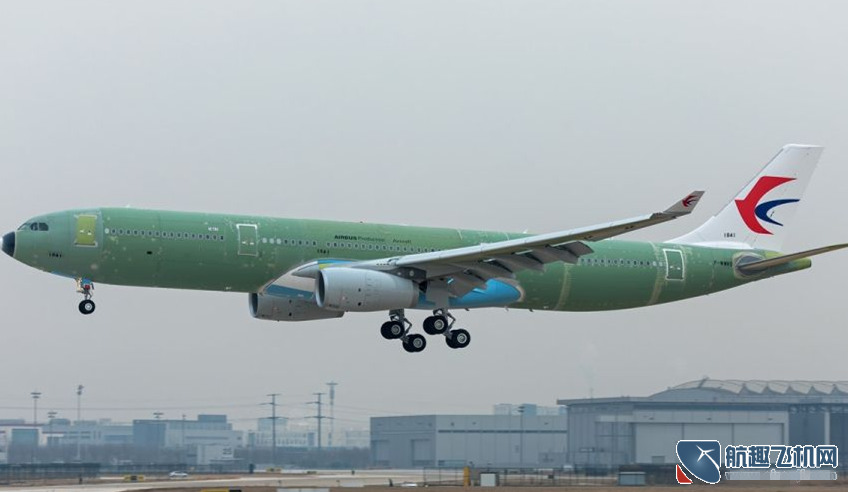 空客天津总装厂迎来首架"绿皮"a330私人飞机