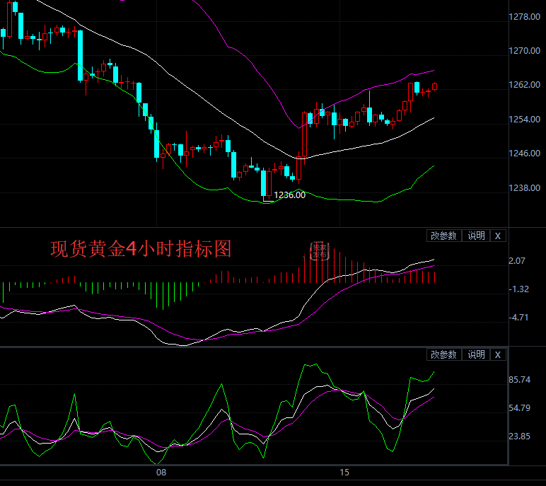 黄金小幅下挫后持续上涨 收回此前跌幅