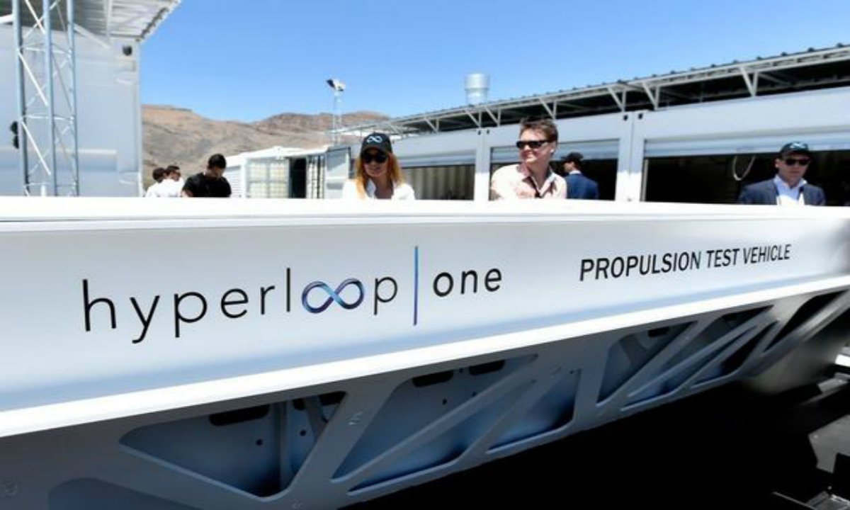 高速传输系统Virgin Hyperloop One获得5000万美元融资