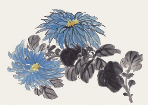 国画菊花怎么画?