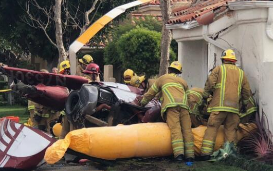 美加州直升机坠毁 致3死2伤