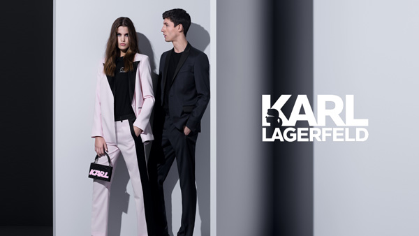 超模Luna Biji与Nicolas Ripoll共同演绎Karl Lagerfeld 2018春夏系列广告大片