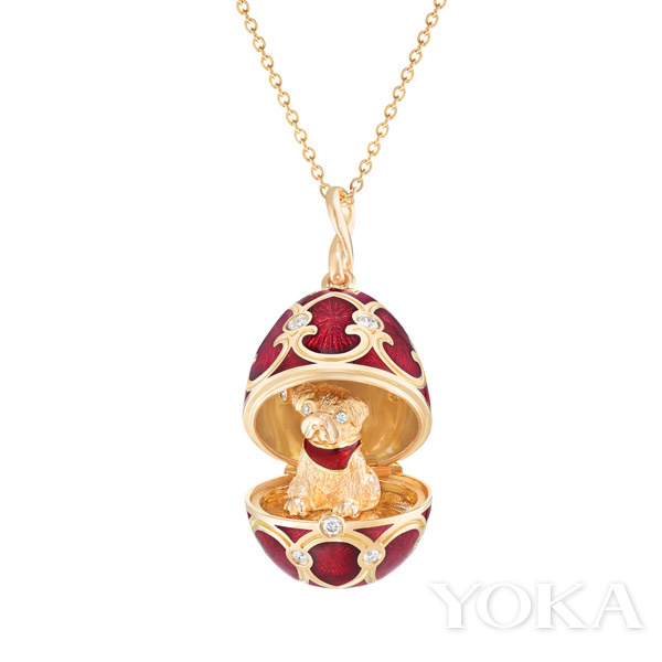 Gemfields X Fabergé中国新年限量彩蛋挂坠,图片来自Gemfields。