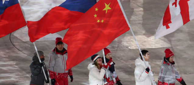 平昌冬奥会最后一天比赛日 武大靖担任闭幕式旗手