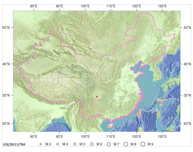 四川内江发生3.0级地震 震源深度为11千米