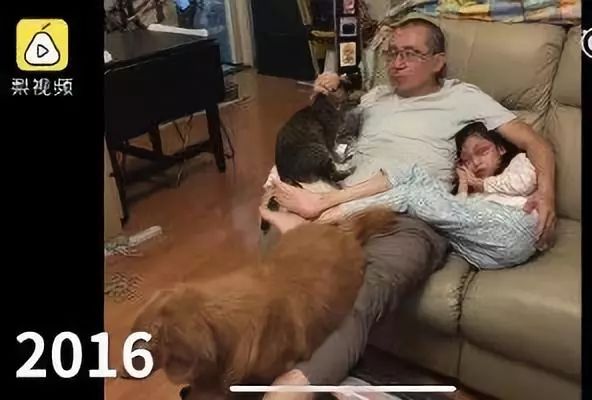 父亲晒和女儿10年照 时间都去哪儿了呢